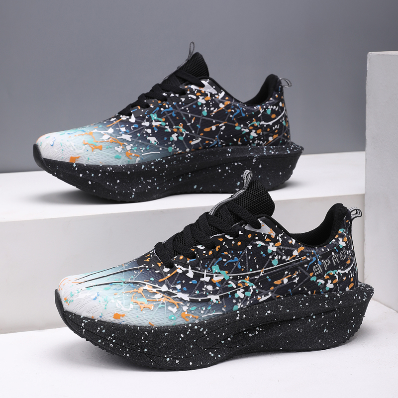 Breathable Mesh Athletic Shoes - Tênis de corrida masculino, unissex, com