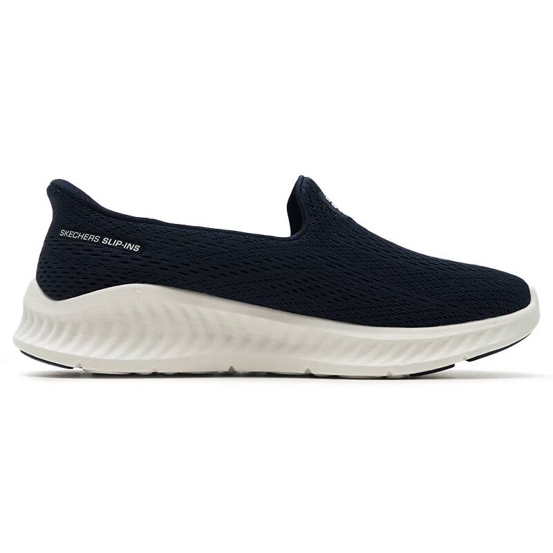 Tênis Skechers 125644-NVW Femi - Knit Fabric Lace Up Sneakers avaliação e preço